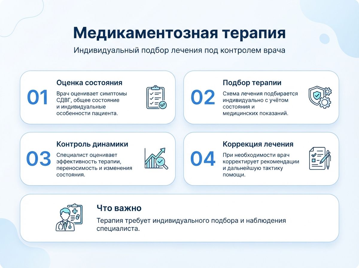Лечение СДВГ в Хвалынске у детей и взрослыхинфографика
