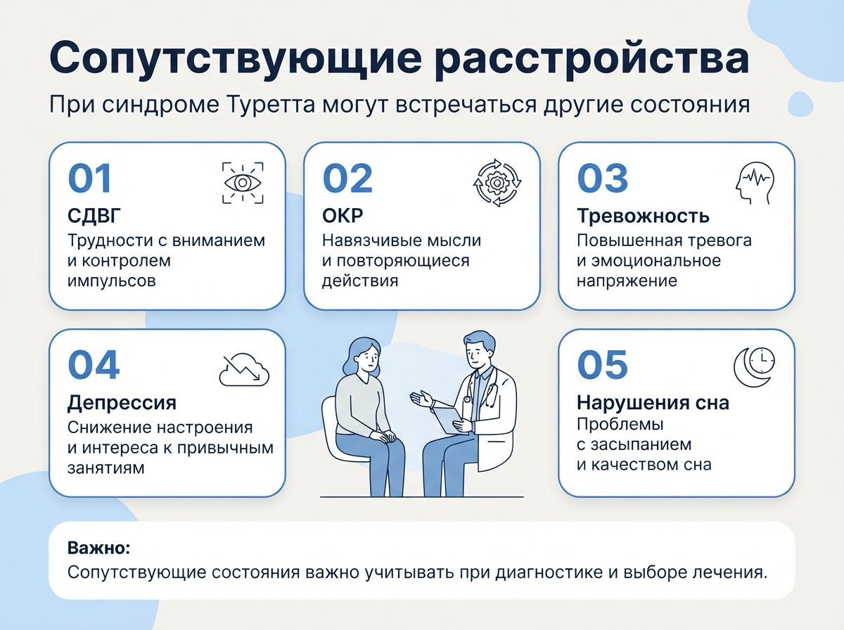 Лечение синдрома Туретта в Хвалынске инфографика